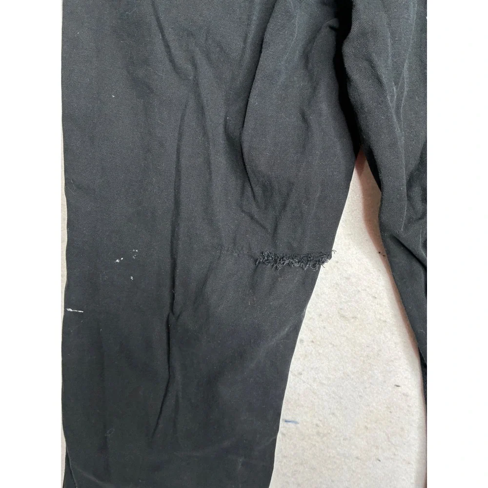 Carhartt Rugged Flex Relaxed Fit Canvas‎ Pants Black BN2291-M 30x32 Distressed
